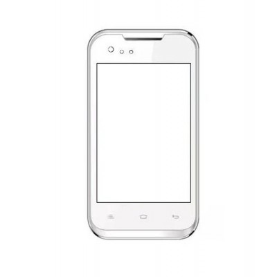 Replacement Front Glass For Gionee Pioneer P1 White By - Maxbhi.com