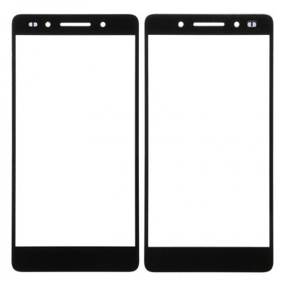 Replacement Front Glass For Huawei Honor 7 Black By - Maxbhi Com