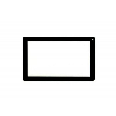 Replacement Front Glass For Micromax Funbook Alfa P250 Black By - Maxbhi.com