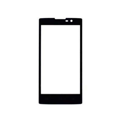 Replacement Front Glass For Philips W3500 Black By - Maxbhi.com