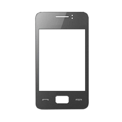 Replacement Front Glass For Samsung Rex 80 S5222r Black By - Maxbhi.com