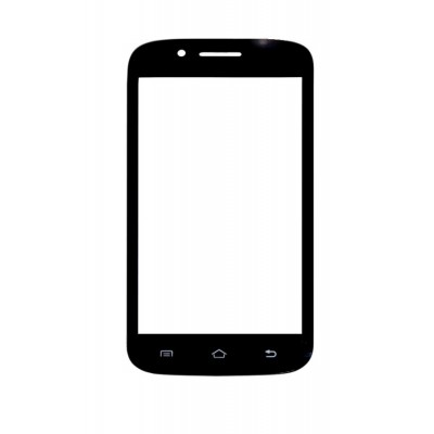 Replacement Front Glass For Karbonn Smart A92 Black By - Maxbhi.com