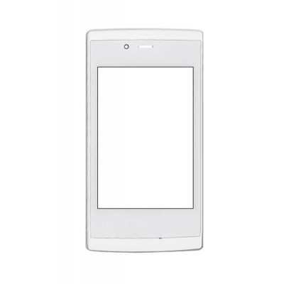 Replacement Front Glass For Lava Iris 354 White By - Maxbhi.com