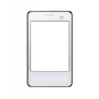 Replacement Front Glass For Lg Optimus L3 Dual Silver By - Maxbhi.com