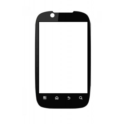 Replacement Front Glass For Motorola Spice Xt Black By - Maxbhi.com