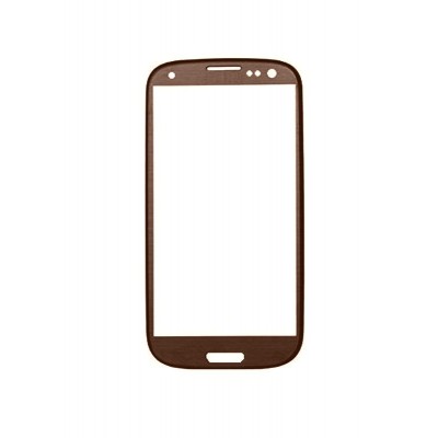 Replacement Front Glass For Samsung Galaxy S3 I535 Brown By - Maxbhi.com