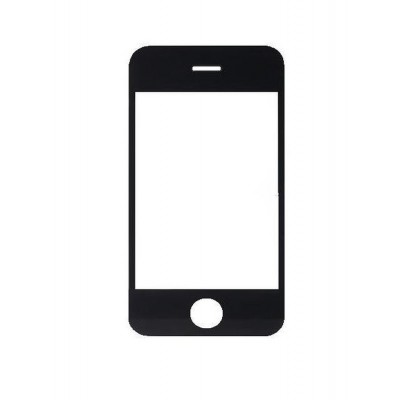 Replacement Front Glass For Apple Iphone 2 2g White By - Maxbhi.com