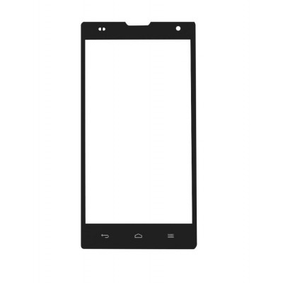Replacement Front Glass For Huawei Honor 3c Black By - Maxbhi.com