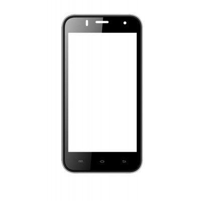 Replacement Front Glass For Intex Aqua Q4 Grey By - Maxbhi.com