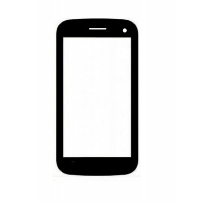 Replacement Front Glass For Micromax A119 Canvas Xl Black By - Maxbhi.com