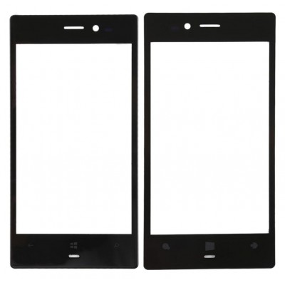 Replacement Front Glass For Nokia Lumia 928 Black By - Maxbhi Com