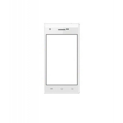 Replacement Front Glass For Videocon Infinium Z40 Quad White By - Maxbhi.com