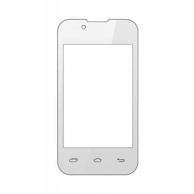 Replacement Front Glass For Videocon Z30 Pace White By - Maxbhi.com
