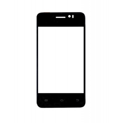 Replacement Front Glass For Celkon A64 Black By - Maxbhi.com