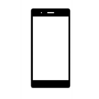 Replacement Front Glass For Lava Iris X10 Black By - Maxbhi.com