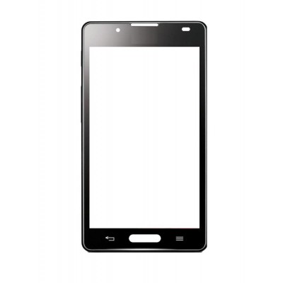 Replacement Front Glass For Lg Optimus L7 2 P713 Black By - Maxbhi.com