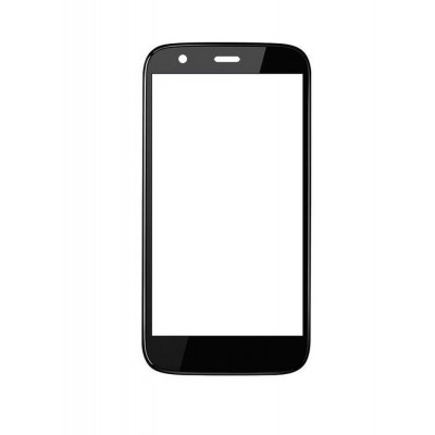 Replacement Front Glass For Motorola Moto G 4g Black By - Maxbhi.com