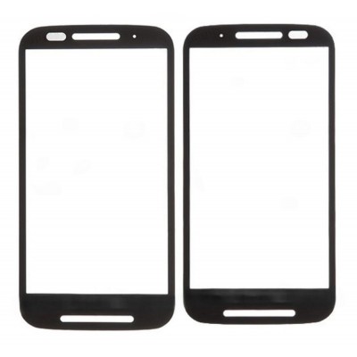 Replacement Front Glass For Motorola New Moto E Black By - Maxbhi Com