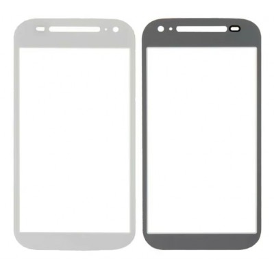 Replacement Front Glass For Motorola New Moto E White By - Maxbhi Com