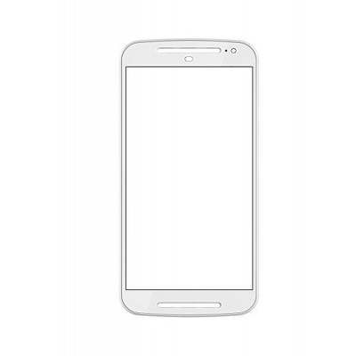 Replacement Front Glass For Motorola New Moto G Lte White By - Maxbhi.com