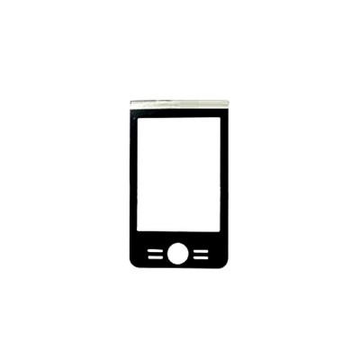 Replacement Front Glass For Motorola Rokr E6 Black By - Maxbhi.com