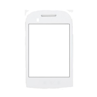 Replacement Front Glass For Samsung Corby Plus White By - Maxbhi.com