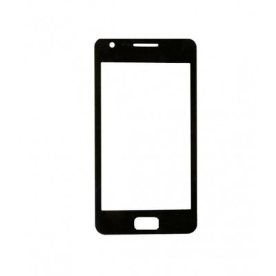 Replacement Front Glass For Samsung Galaxy R Black By - Maxbhi.com