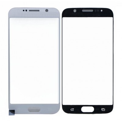 Replacement Front Glass For Samsung Galaxy S6 64gb White By - Maxbhi Com