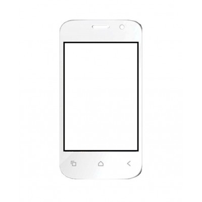 Replacement Front Glass For Videocon A16 White By - Maxbhi.com