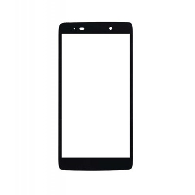 Replacement Front Glass For Alcatel One Touch Idol 3 Black By - Maxbhi.com