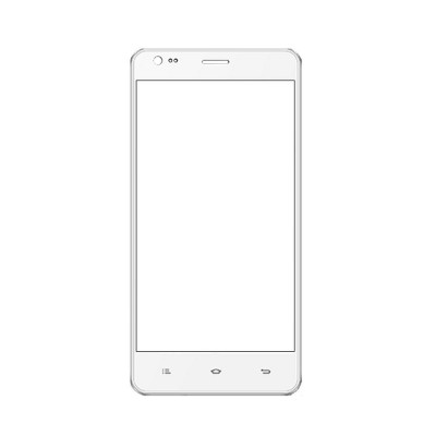 Replacement Front Glass For Celkon Millennia Everest White By - Maxbhi.com