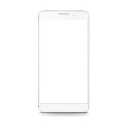 Replacement Front Glass For Huawei Honor 6 Ultraclear White By - Maxbhi.com