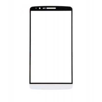 Replacement Front Glass For Lg G3 Cat.6 White By - Maxbhi.com