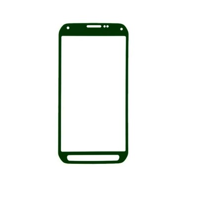 Replacement Front Glass For Samsung Galaxy S5 Active Smg870a Green By - Maxbhi.com
