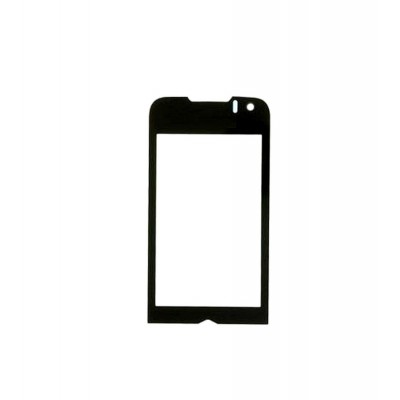 Replacement Front Glass For Samsung S8000 Jet 2 Black By - Maxbhi.com