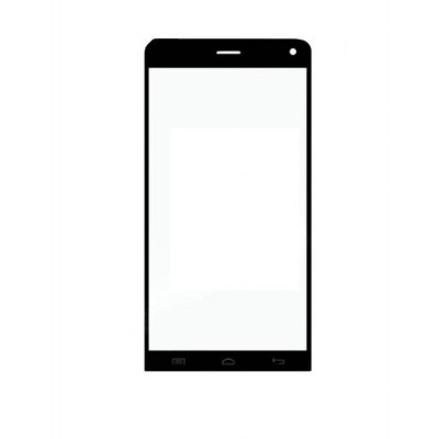 Replacement Front Glass For Wiko Getaway Blanc Argent By - Maxbhi.com