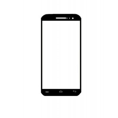 Replacement Front Glass For Zen Ultrafone 701 Hd Black By - Maxbhi.com