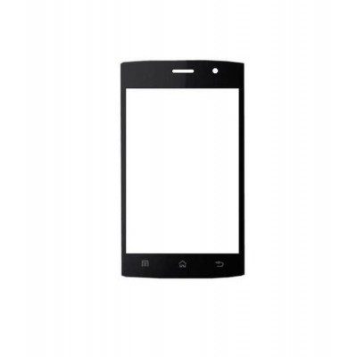 Replacement Front Glass For Panasonic T9 Black By - Maxbhi.com