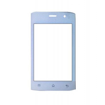 Replacement Front Glass For Panasonic T9 White By - Maxbhi.com