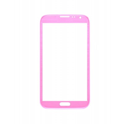 Replacement Front Glass For Samsung Galaxy Note Ii Cdma N719 Pink By - Maxbhi.com