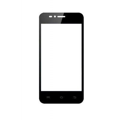 Replacement Front Glass For White Cherry Mi1 Black By - Maxbhi.com