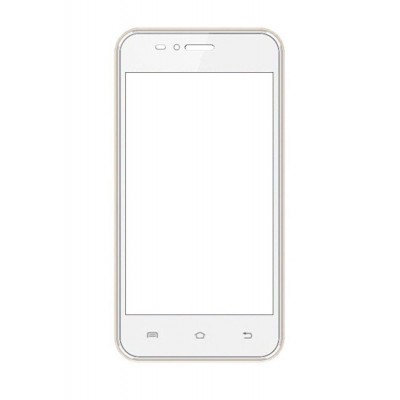Replacement Front Glass For White Cherry Mi1 White By - Maxbhi.com