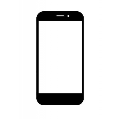Replacement Front Glass For Celkon Q450 Black By - Maxbhi.com