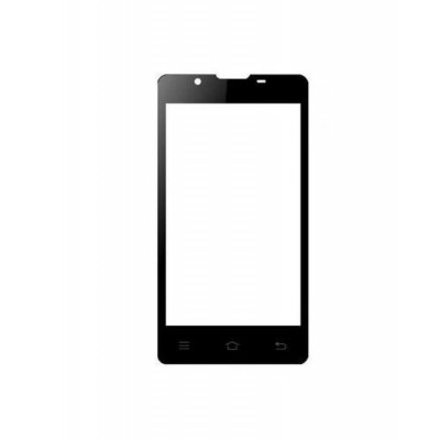 Replacement Front Glass For Lava Eg841 Black By - Maxbhi.com