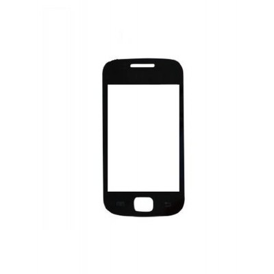 Replacement Front Glass For Samsung Galaxy Gio S5660 Black By - Maxbhi.com