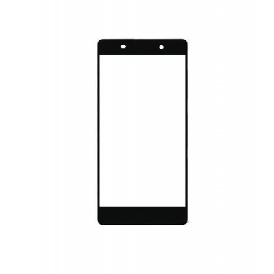 Replacement Front Glass For Sony Xperia Z3v D6708 Black By - Maxbhi.com