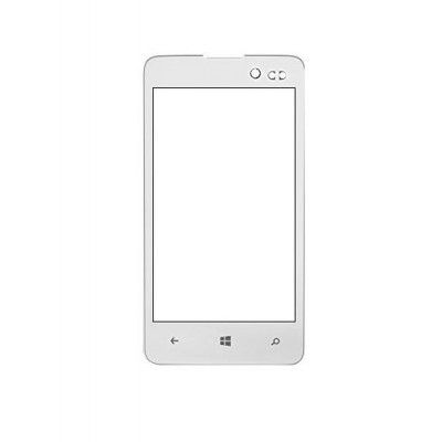Replacement Front Glass For Celkon Win 400 White By - Maxbhi.com