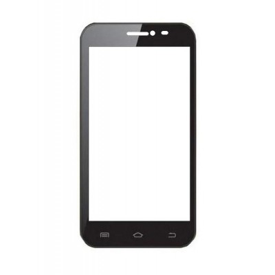 Replacement Front Glass For Hpl Platinum A50 Black By - Maxbhi.com