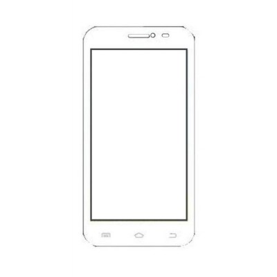 Replacement Front Glass For Hpl Platinum A50 White By - Maxbhi.com