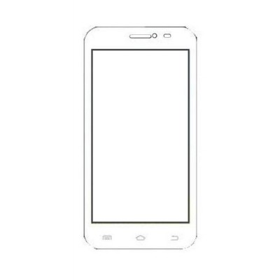 Replacement Front Glass For Hpl Platinum A50q White By - Maxbhi.com